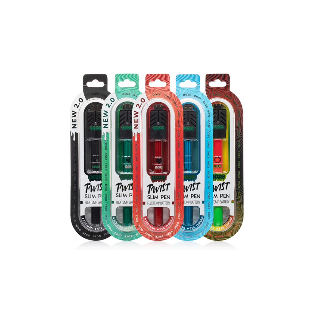 OOZE Twist Slim Pen 2.0 320mAh Vape Battery | Multiline Packaging | Multiline Packaging OOZE Twist Slim Pen 2.0 320mAh Vape Battery | Multiline Packaging | Multiline Packaging