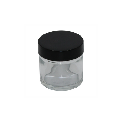 1oz Round Glass Screw Top Jars