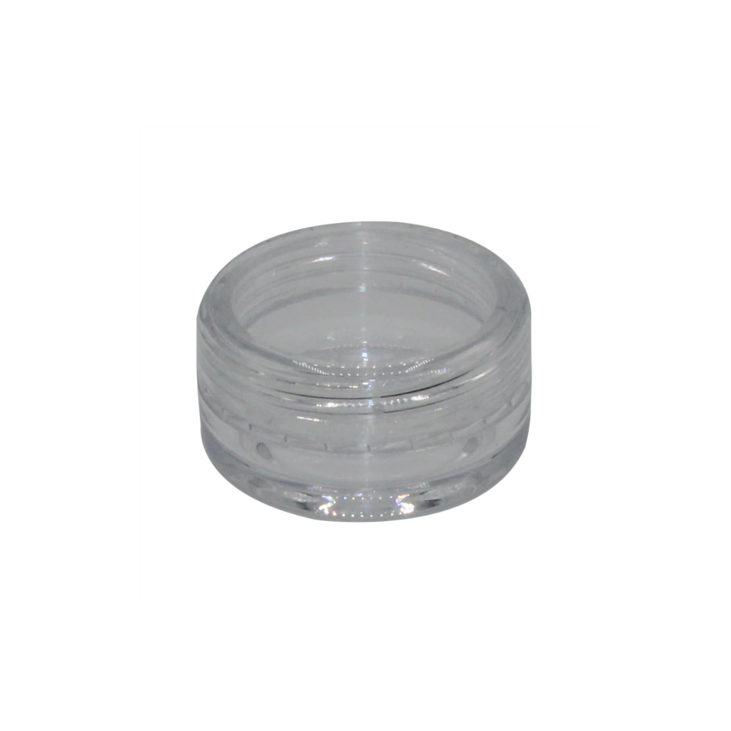 5mL Plastic Acrylic Screw Top Concentrate Clear Jars