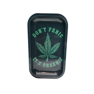 Don't Panic Its Organic Rolling Tray w/ Magnetic Lid (without lid)