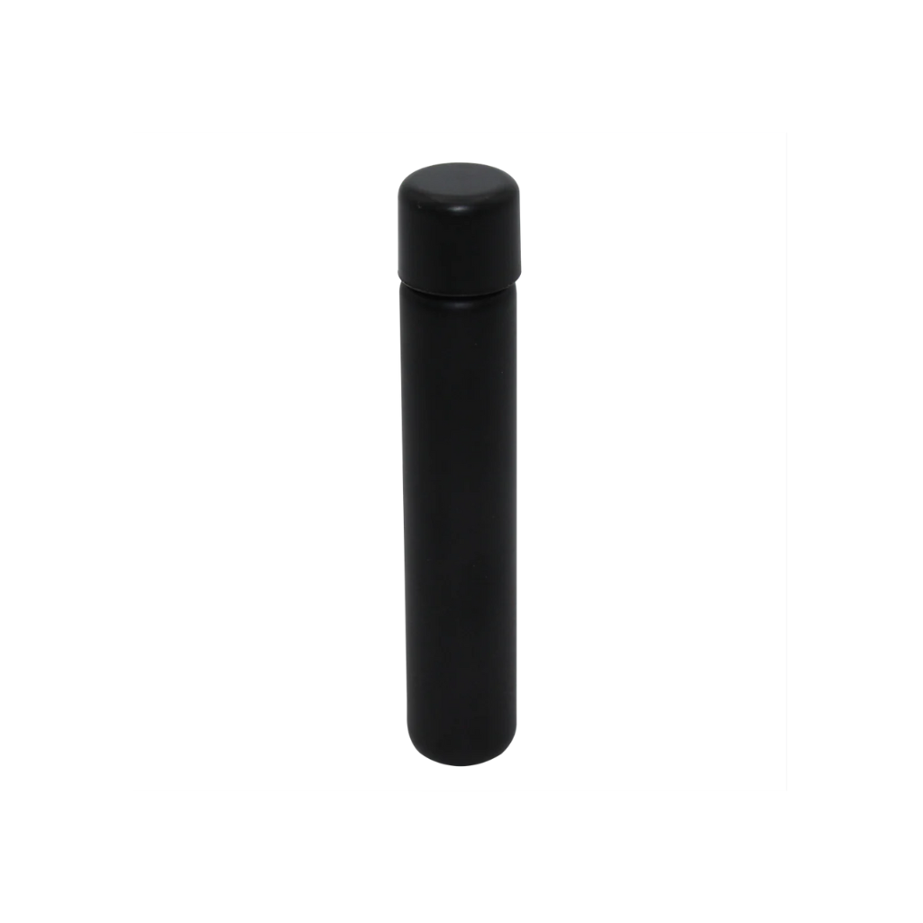 Glass Pre-Rolled Child Resistant ASTM Tube Jars (Black)