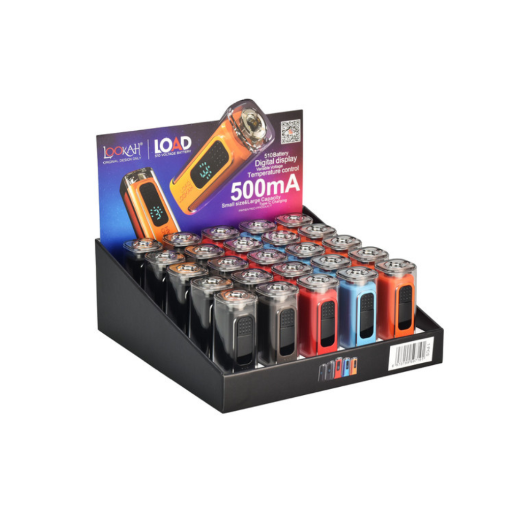 Lookah LOAD 510 Vape Pen Battery 25ct | Multiline Packaging | Multiline Packaging Lookah LOAD 510 Vape Pen Battery 25ct | Multiline Packaging | Multiline Packaging