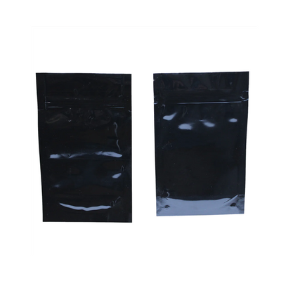 Mylar 1/4oz Tamper Evident Zip-Lock Exit Bags (Black)