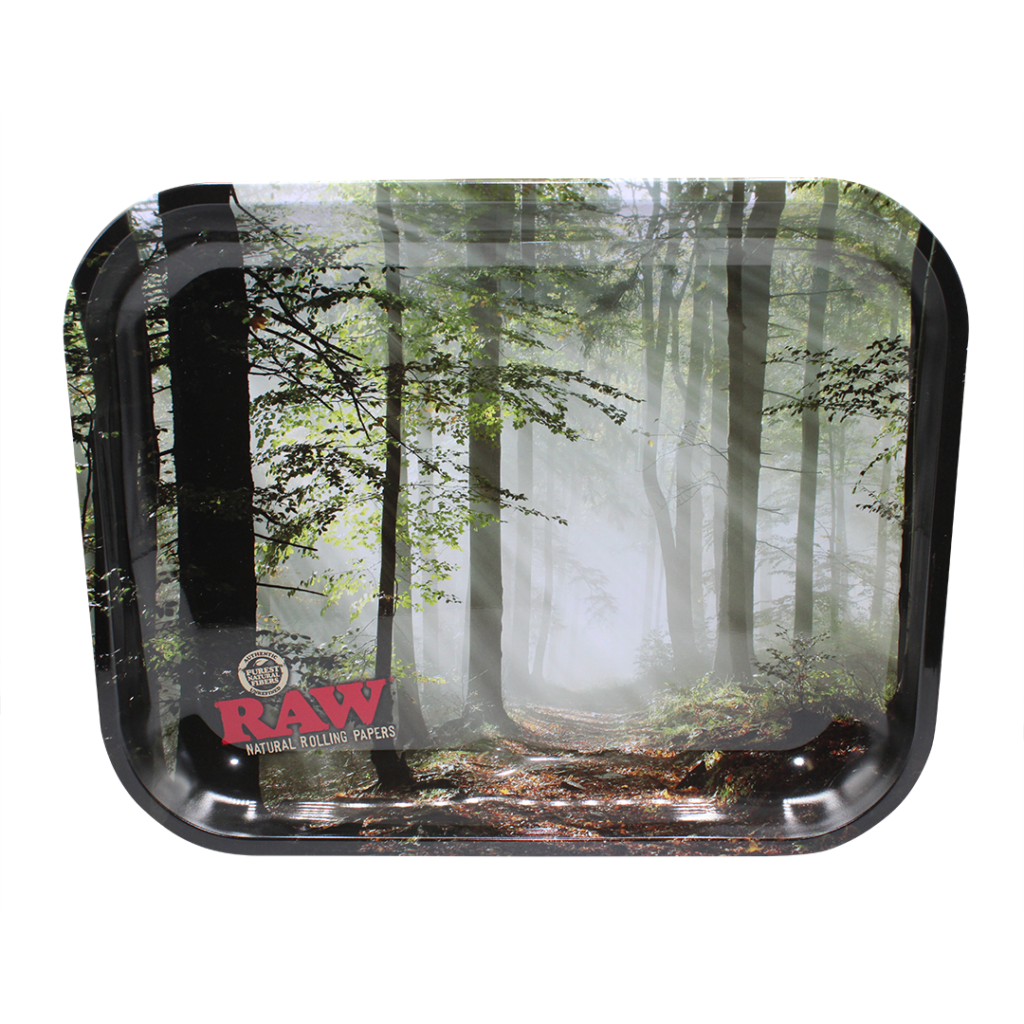 RAW Large Metal Rolling Tray (Forest)